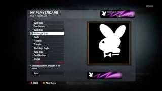 Cod Black Ops: How To make a playboy bunny Emblem