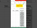 Organize Messy Data in Excel the Right Way #excel #exceltutorial