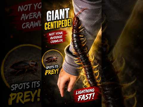 This Centipede Is Bigger Than Your Arm 😱🪱 #centipede #cockroach thumbnail
