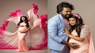 Vijay Tv Bharathi Kannamma Fame Farina Azad Pregnancy Photoshoot Photos And Videos