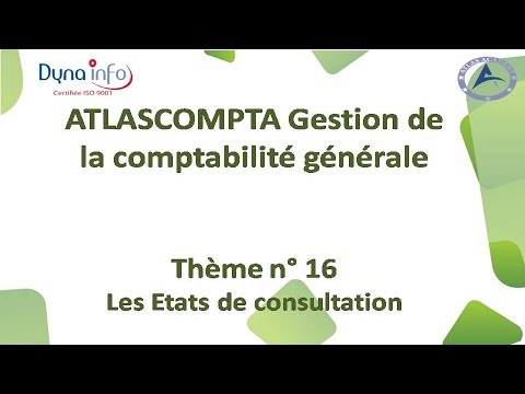 Comment Consulter les Etats comptables sur ATLASCOMPTA ?