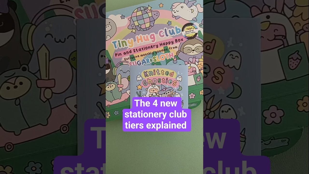 Introducing the 4 different tiers of our Monthly Stationery Club! 💌