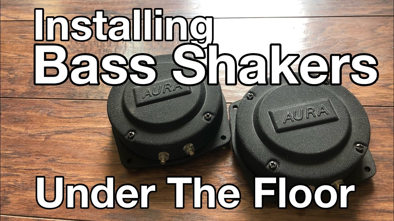 InFloor Bass Shaker Install YouTube