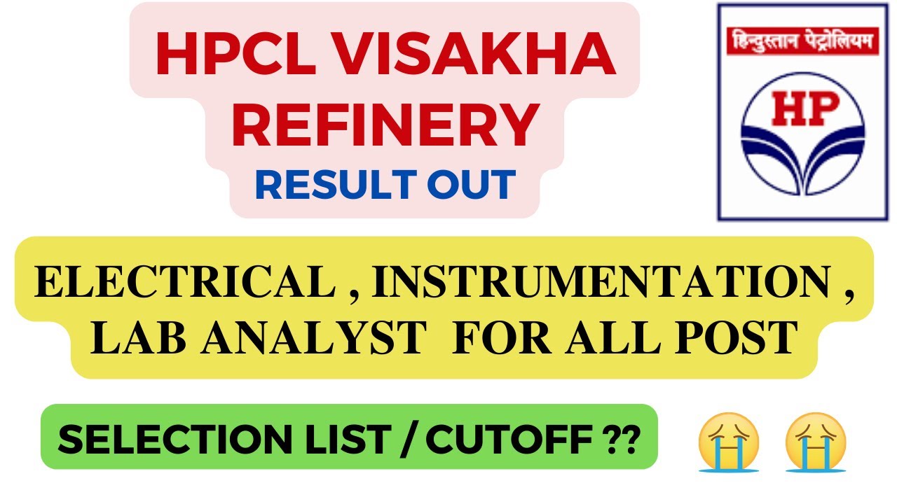 HPCL TECHNICIAN Result Out for all post HPCL lab analyst