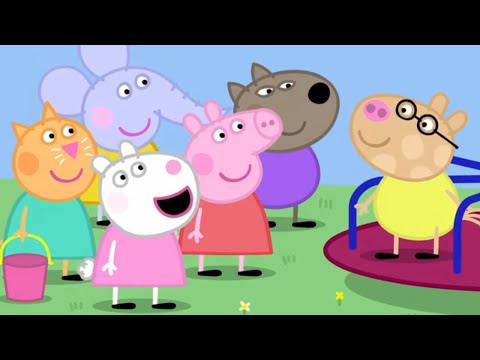 PEPPA PIG AND HER FRIENDS PLAY AT THE PLAYGROUND