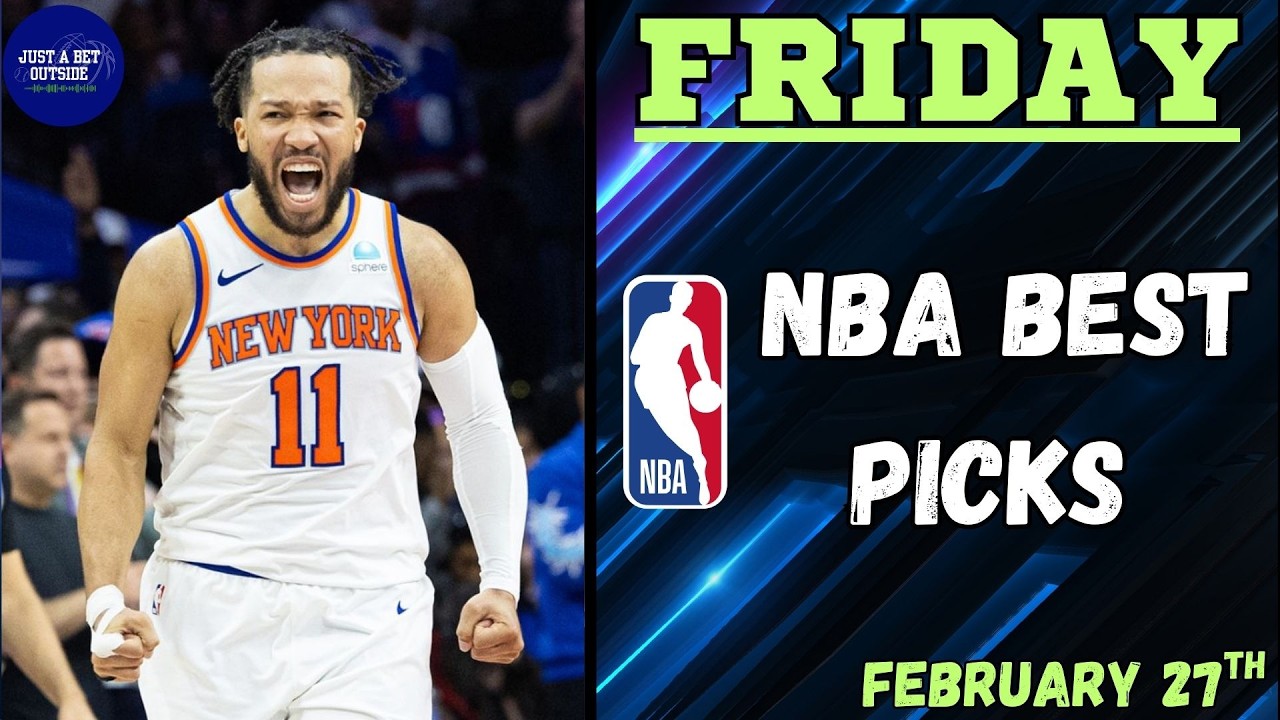 35-12 Run! Friday's NBA Best Picks, Props, & Predictions!
