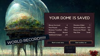 Dome Keeper All Block WORLD RECORD!! SUB 16!!!