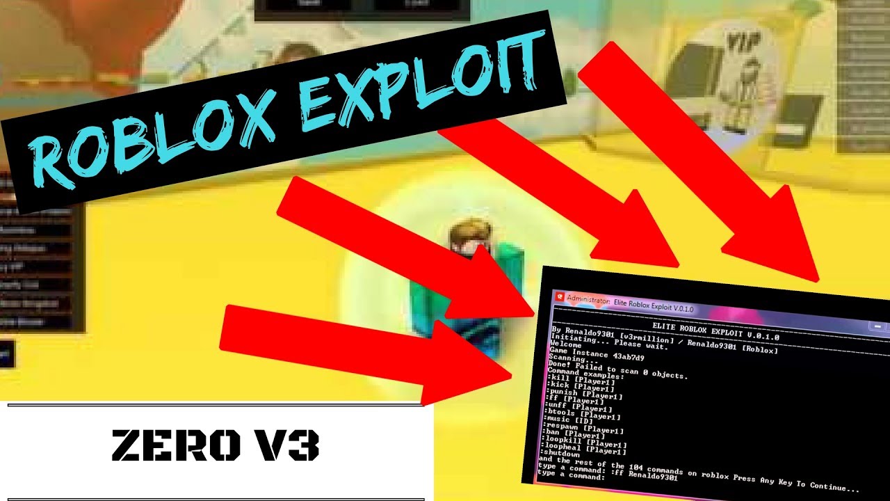 Roblox Hack Exploit Zero V3 Custom Ui Premade Cmds Patrick