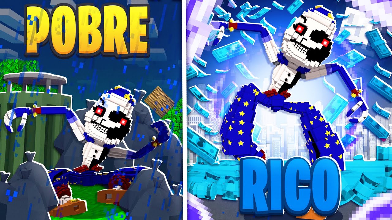 LABIRINTO DE RICO VS LABIRINTO DE POBRE #fifamobile #MINECRAFT #minec