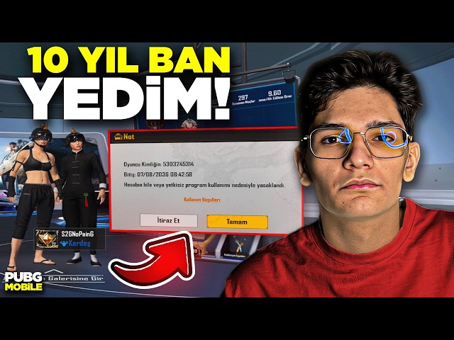 10 YIL BAN YEDİM! - PUBG MOBİLE