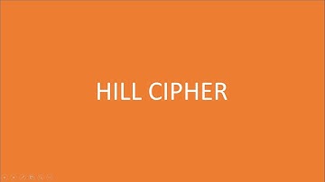 Hill Cipher pada Python