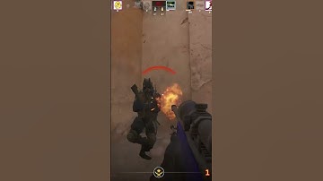 I hit a 360 no scope in faceit lol #gaming #csgo #noscope #cs2