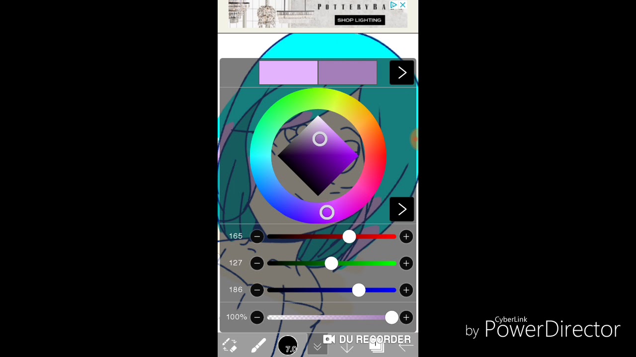 My first speed paint (voice reveal) YouTube