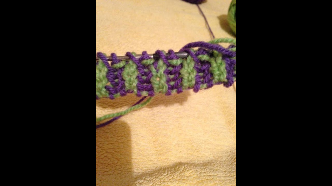 Two Color Brioche Knitting - YouTube