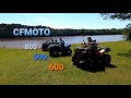 2020 CFORCE 500 600 & 800 Drag Race & GoPro Drone Footage