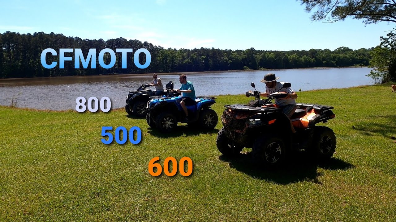 2020 CFORCE 500 600 & 800 Drag Race & GoPro Drone Footage - YouTube