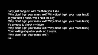 Tay Allyn - Mass Text Lyrics