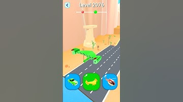 Shape-shifting Funny Race All Level Gameplay Walkthrough Master Level #2976 BeamNG.drive #Shorts