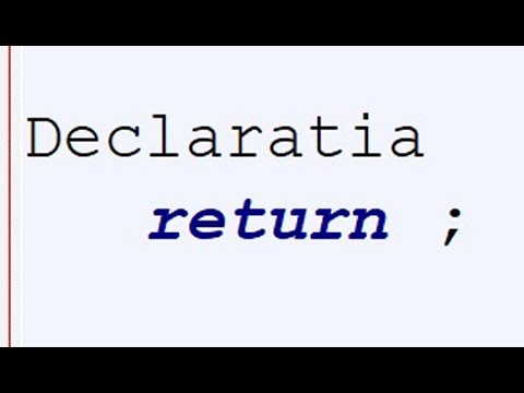JavaScript Ro Lectia 17 Tutorial- Declaratia Return