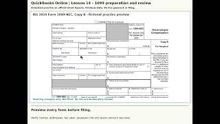 QuickBooks Online 1099 Preparation and Review for 2026 | Lesson 14 News