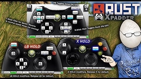Rust 360 Controller Xpadder ONLY WORKS IN LEGACY! "Moar toggles! Moar updates!"