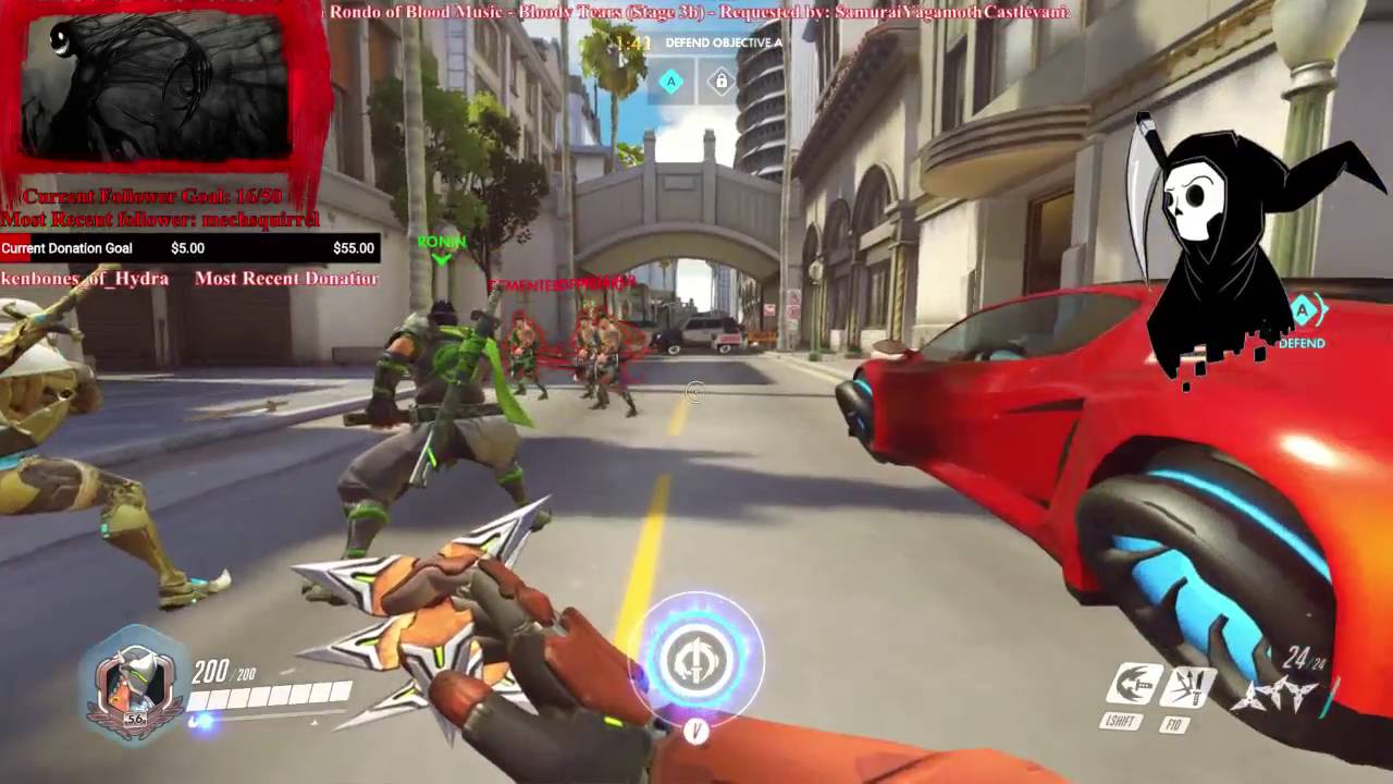 "Double Dragons" Genji Sword VS Hanzo Arrow Ultimate. -Hydra Invades Overwatch-