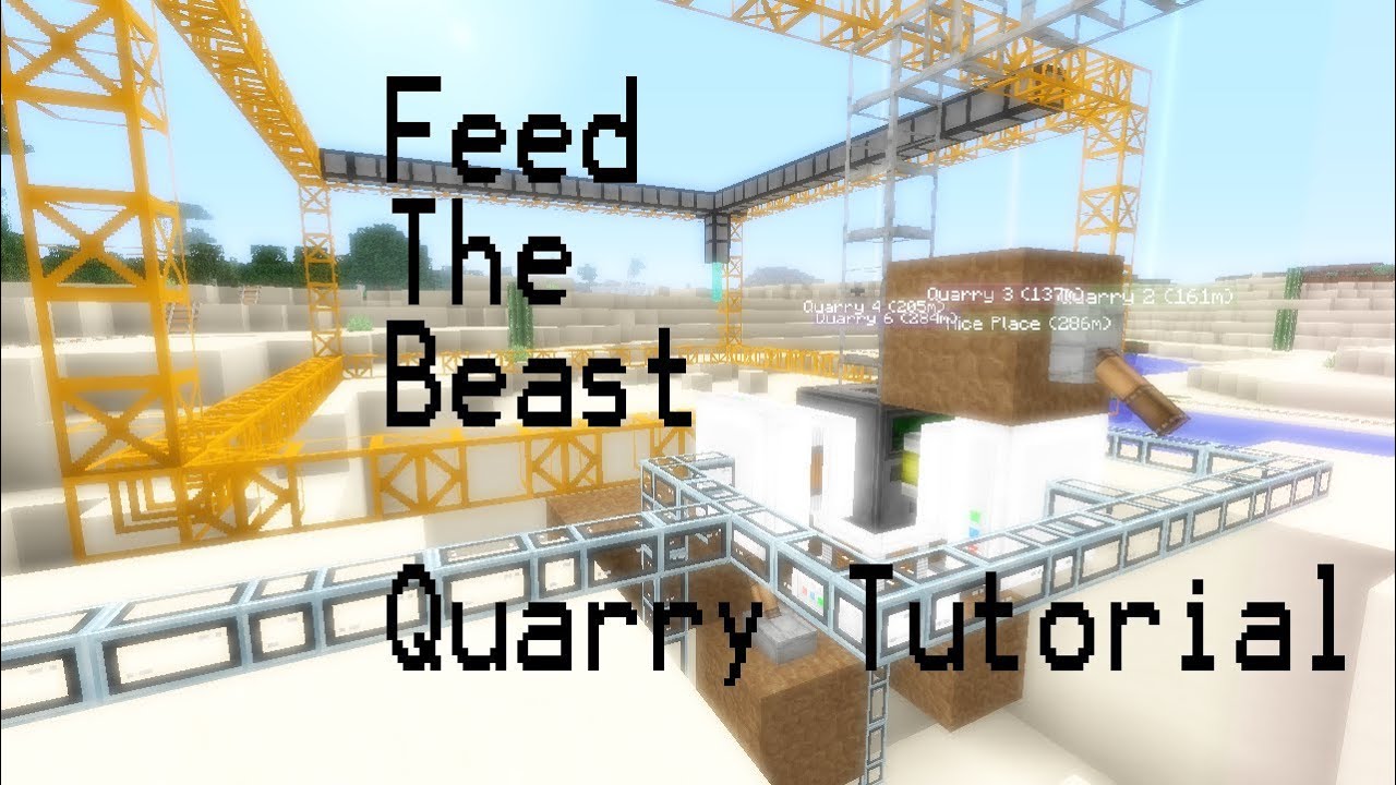 Efficient Quarry - FTB Tutorial.