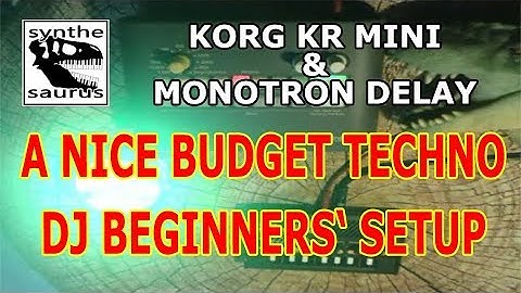 Korg KR Mini Rhythm & Monotron Delay session