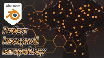 How to make PERFECT hexagonal retopology in Blender???!!!