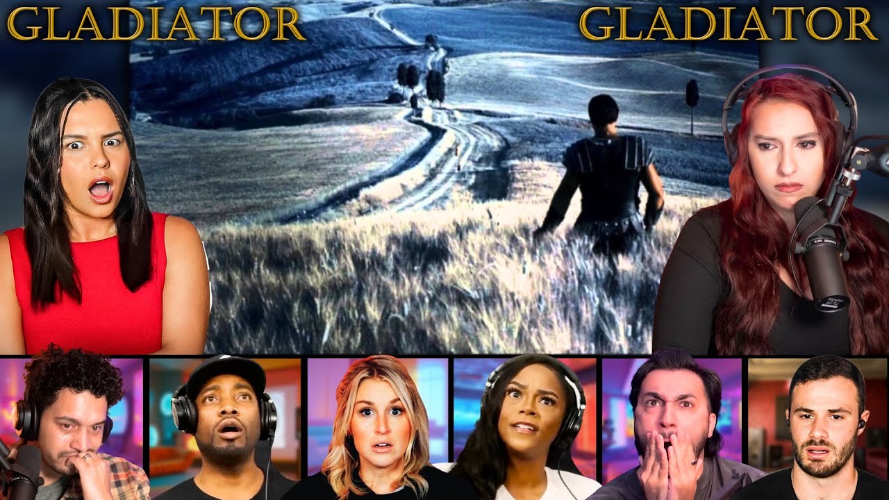 TOP "NOW WE ARE FREE" REACTIONS! MAXIMUS DEATH SCENE- HONOUR HIM! *GLADIATOR (2000)* MOVIE REACTIONS