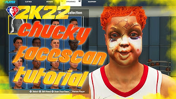 *FREE* How To Get Chucky Face Scan in NBA2K22! Current + Next Gen!!