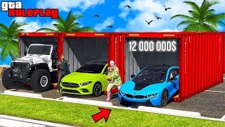 картинка: КОНТЕЙНЕР АШЫП BWM I8 ТҮСІРІП АЛДЫМ! - ГТА 5 RADMIR ШЫНАЙЫ ӨМІР! - ГТА 5 қазақша