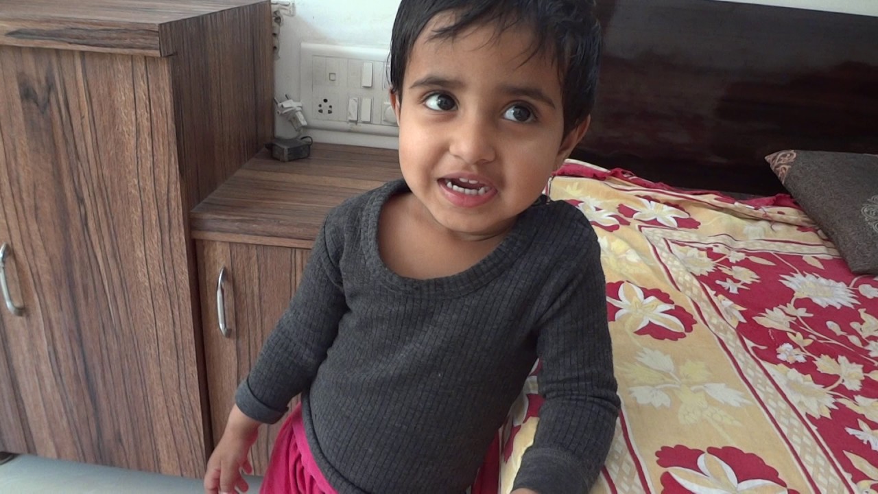Baby's funny learning English video 