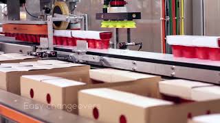 Robotized Case Packing System for Pre‑Formed Cases | End‑of‑Line Packaging | TECMA ARIES