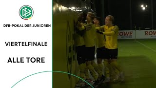 Spektakuläre Spiele | Alle Tore des Viertelfinals im DFB-Pokal der Junioren