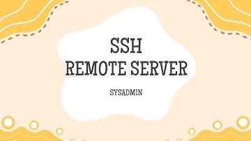 Tutorial Debian - SSH Remote Server