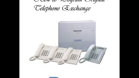 how to program in  #panasonic Telephone Exchange | Programming URDU/HINDI part 1 #telephone