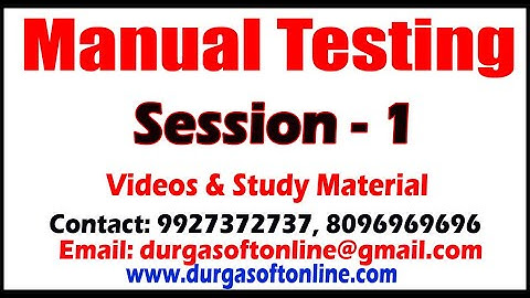 Manual Testing | Session - 1 | Testing Demo | By Mahesh Sir