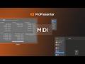 ProPresenter- MIDI