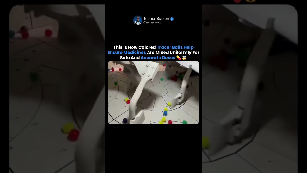 How Colored Tracer Balls Test Medicine Mixing For Safe, Accurate Doses 💊🤯