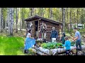 Garden Harvest / Moose Processing / Log Railing Install / The Miller Family 😀