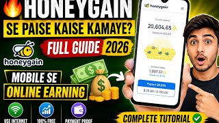 🔥 Honeygain Se Paise Kaise Kamaye? Full Guide 2026 |  Earninghttps://join.honeygain.com/MALIKE9E7C