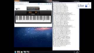 Virtual Piano : Adele - Someone Like You