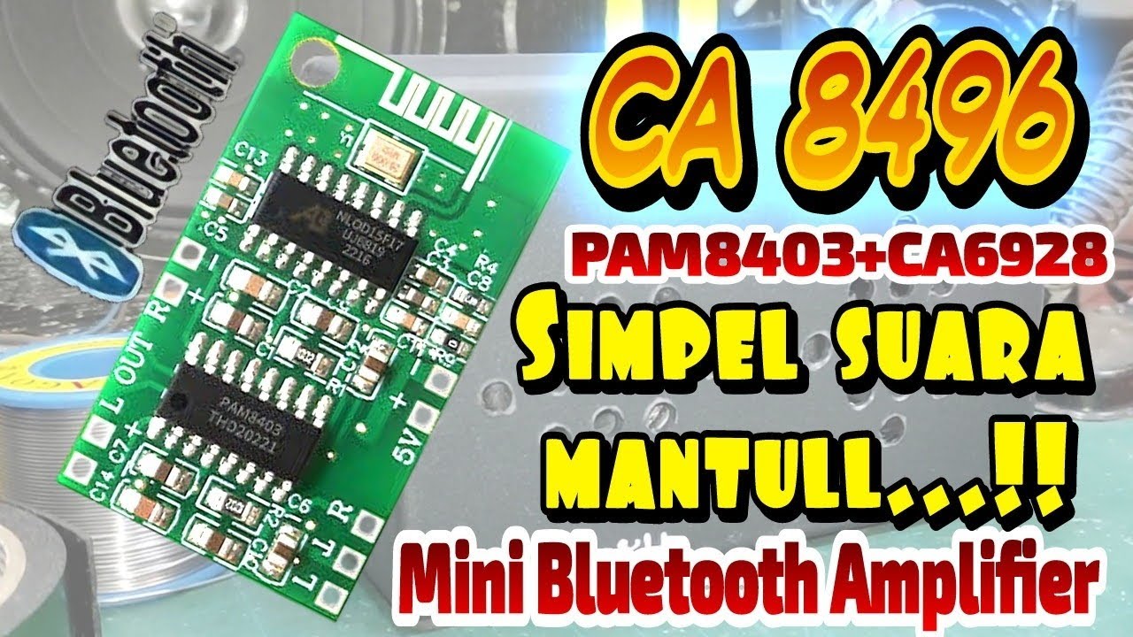 Review Ampli Mini bluetooth Ca8496 PAM8403+Bluetooth | CA8496 Bluetooth Amplifier