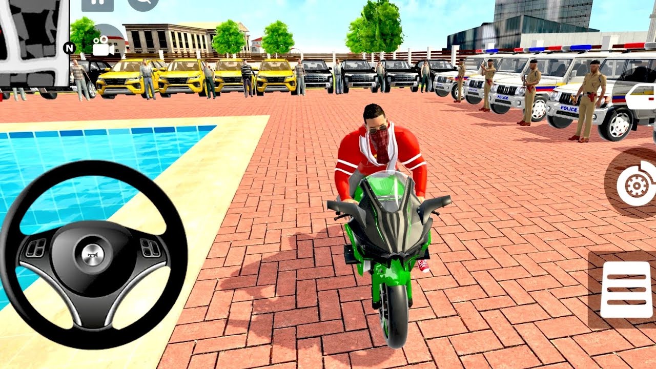 Modified Police Car 🚨 Gangster Life in Indian Streets | Open game for android ❤️