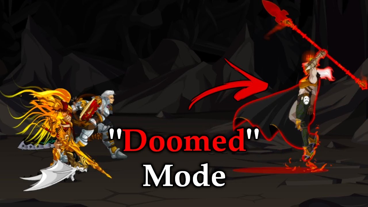 DragonFable - Pyromancer vs the Angel of Azaveyr (Doomed Mode) - YouTube