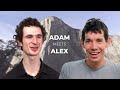 Adam ondra et alex honnold parlent  escalade sportive et escalade de grands murs