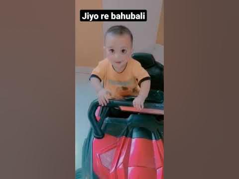 Baby with car baby funny video Jiyo Re Bahubali - YouTube