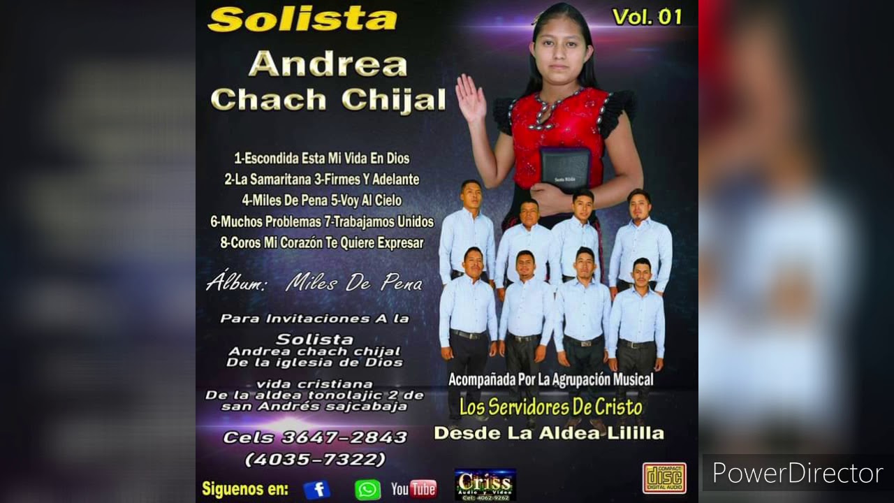 SOLISTA ANDREA CHACH CHIJAL ESCONDIDA ESTA MI VIDA EN DIOS - YouTube