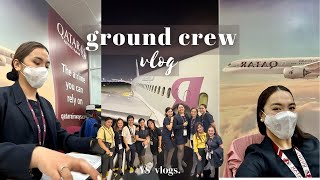 🇶🇦 life as a Qatar Airways Ground Crew ✈️ 🇶🇦 | YS Vlogs